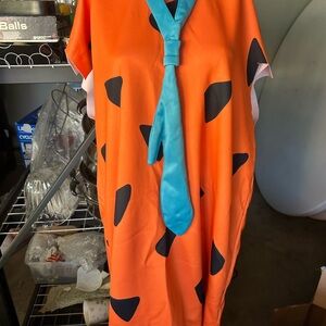 Fred Flintstone Halloween costume size XL as is condition